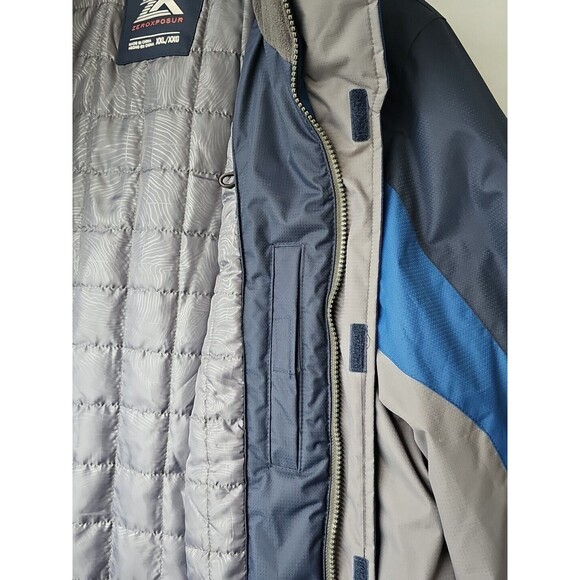 ZeroXposur - Men's XXL/XXG - Heavyweight 3-in-1 Winter Coat Jacket Slate/Blue - Picture 4 of 11